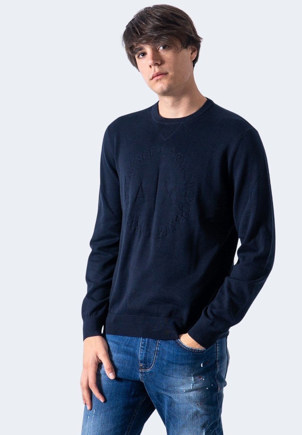 Armani Exchange Maglione - blue/blu - Zalando.it