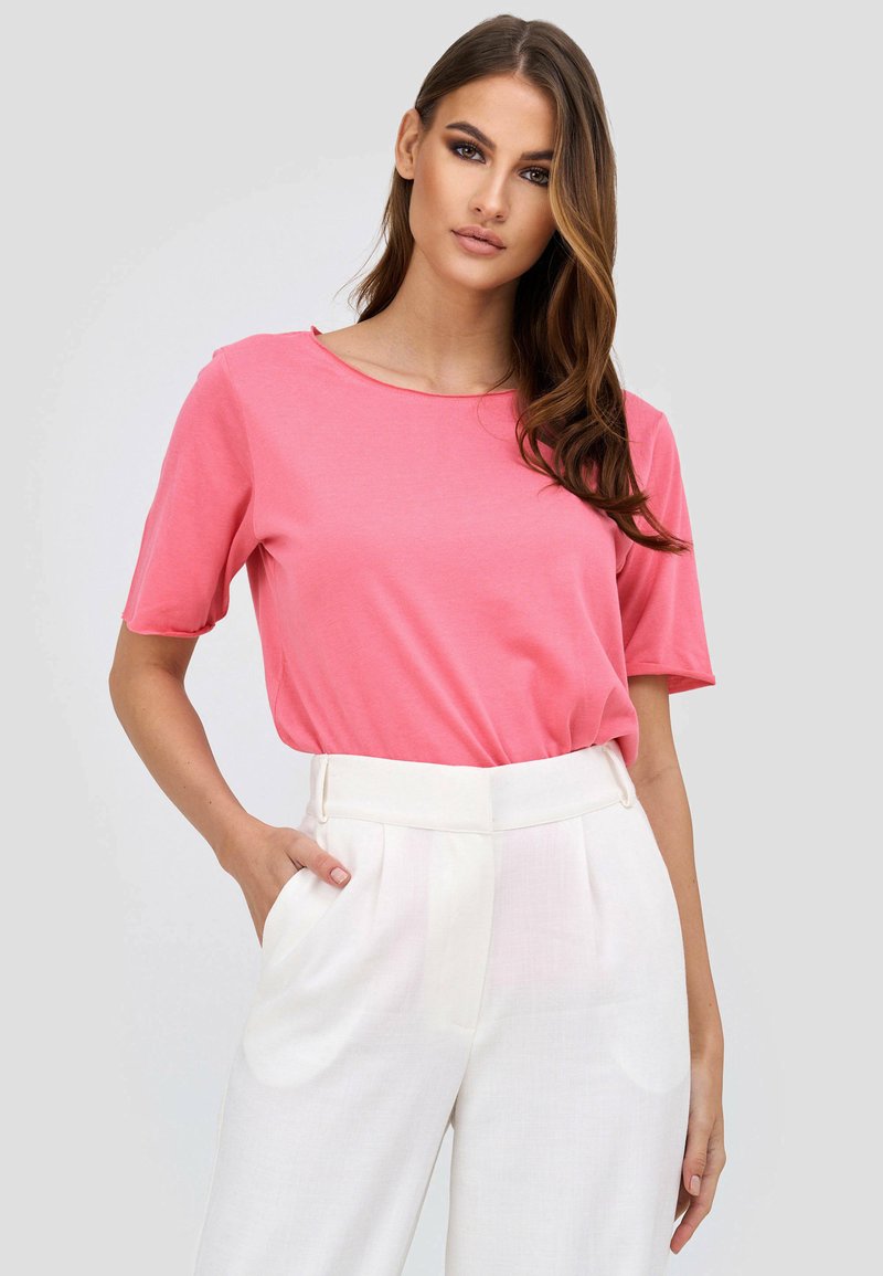 Damen Kleider | Cotton Candy PEGGY T-Shirt basic pink - RM70511 Damen Kleider | Cotton Candy PEGGY T-Shirt basic pink - RM70511