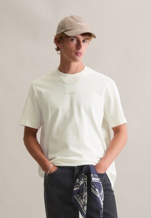 DFC RELAXED AUS MITTELSCHWEREM - T-Shirt basic - silky white