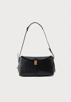 SADDLE BAGUETTE CLASSIC - Sac à main - nero/antique gold-coloured