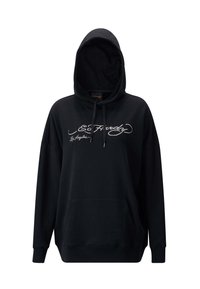 Ed Hardy NYC MONO - Jersey con capucha - black