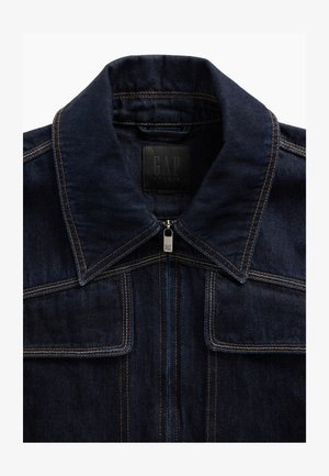 GAP, GAPSTUDIO DOUBLE-POCKET DENIM JACKET - Дънково яке - dark rinse