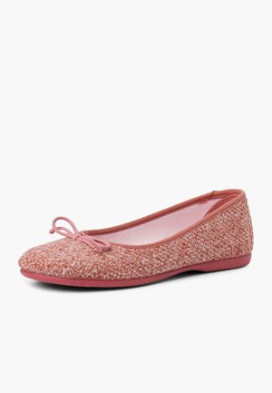 NIÑA TWEED CON LAZO - Ballet pumps - rosa