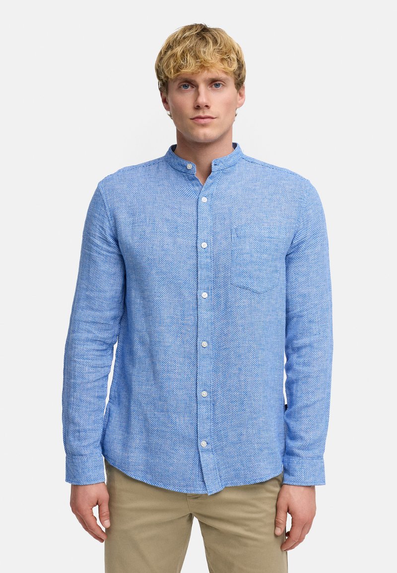 Camicia Hawaiiana Originale KY's Per Uomo – 100% Cotone Con Collo A V E Maniche 3/4 – Tasca Sul Petto E Bottoni In Noce Di Cocco – Taglia Small Nero - 6