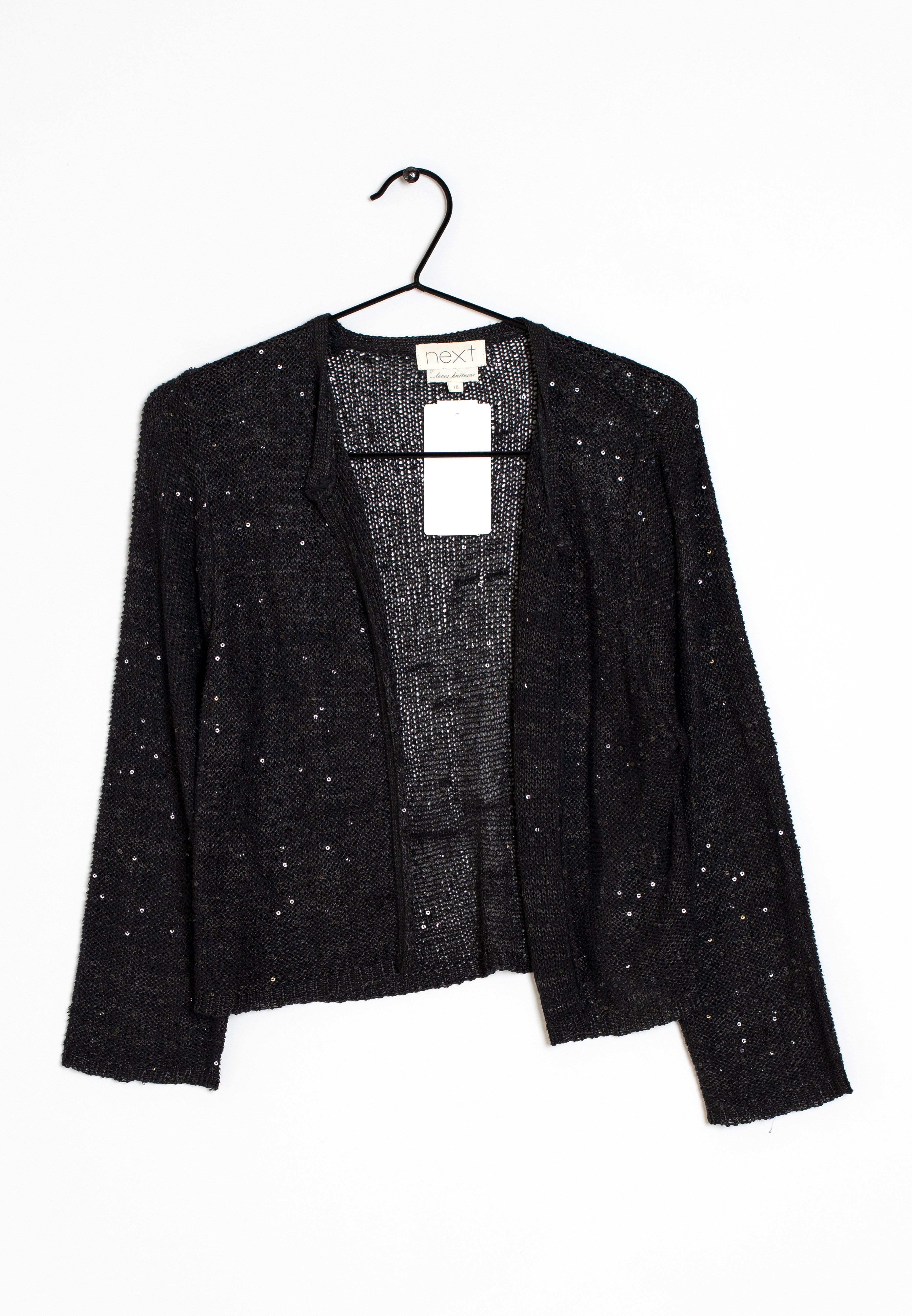 next black sequin jacket