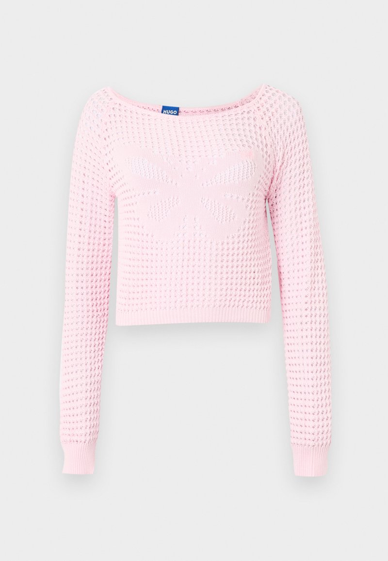 HUGO Trui donkerroze