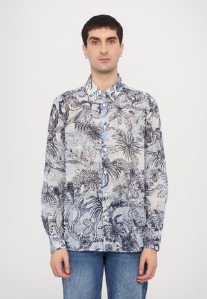REGULAR FONDO STONDATO - Shirt - medieval blue