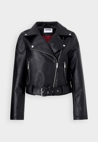 NMLINA BIKER - Keinonahkatakki - black