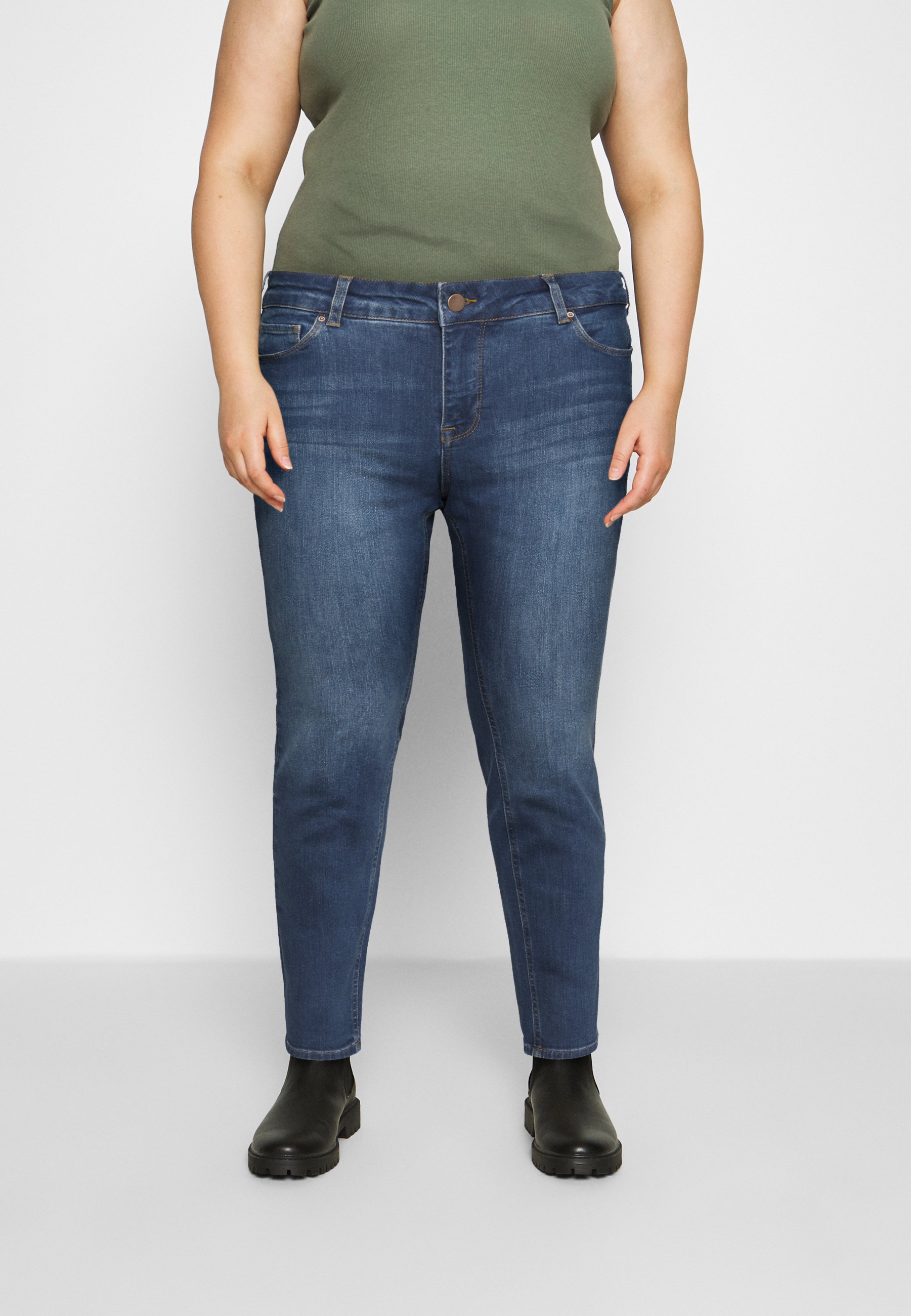 Zizzi SANNA - Jeans Skinny Fit - blue denim/Blauw denim/bluedenim -  Zalando.nl