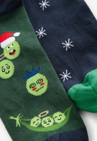 Next 2 PACK - CHRISTMAS PATTERN - Chaussettes - blue green