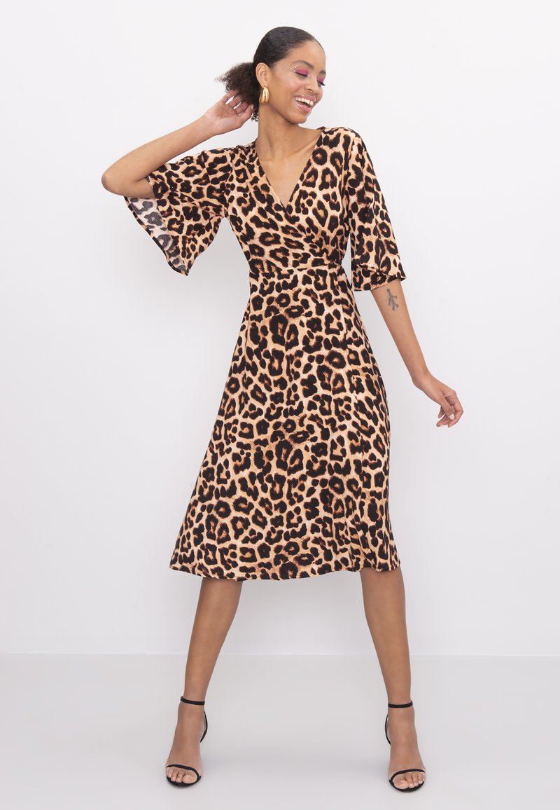 Damen Freizeitkleider | BSL ENID Freizeitkleid brown/mehrfarbig - GJ31473 Damen Freizeitkleider | BSL ENID Freizeitkleid brown/mehrfarbig - GJ31473