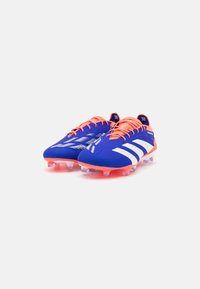 adidas Performance PREDATOR ELITE FIRM GROUND - Scarpe da calcio per terreni duri - lucid blue/footwear white/solar red