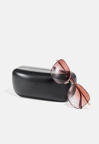 COACH Occhiali da sole - shiny rose gold-coloured/ burgundy