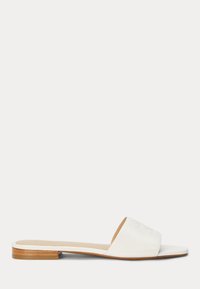EVERLEY NAPPA LEATHER SLIDE SANDAL - Ciabattine - soft white