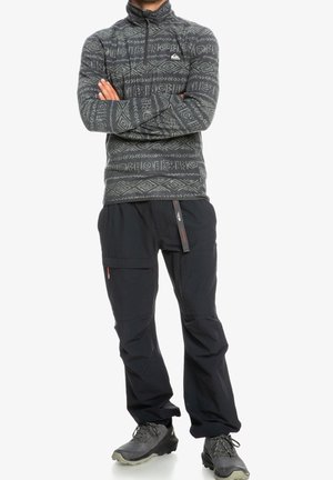 Fleecepullover - black