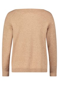 Betty Barclay LANGARM - Strickpullover - camel melange