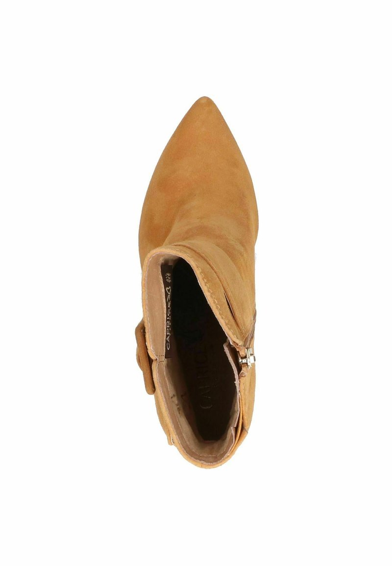 Damen Klassische Stiefel | Caprice High Heel Stiefelette curcuma suede/gelb - SB78269 Damen Klassische Stiefel | Caprice High Heel Stiefelette curcuma suede/gelb - SB78269