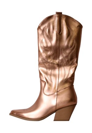 Findlay BOTTES À ZIP FINDLAY - Cowboy-/Bikerlaarzen - gold-coloured