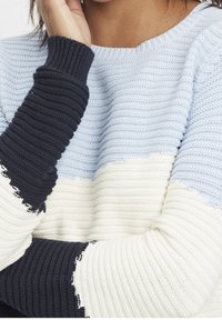 Oxmo Strickpullover - blue denim