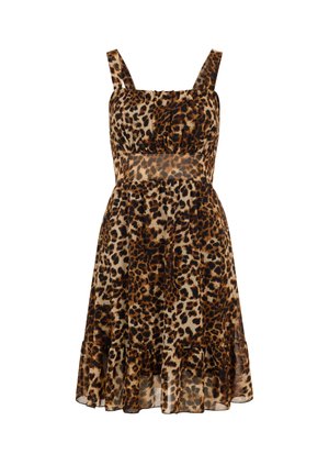 Cloud 5ive, MINI DRESS - Jurk - brown beige