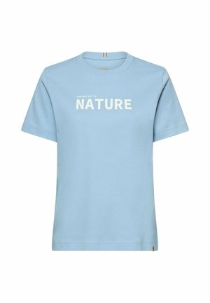 camel active, T-Shirt print - soft blue
