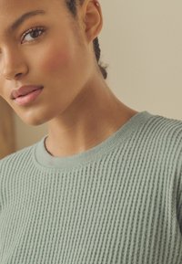 Next COSY WAFFLE LONG SLEEVE - SET - Pidžaamakomplekt - sage green