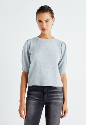 ONLY ONLRICA LIFE - Print T-shirt - light grey