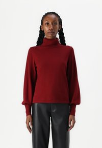VILA VIAMANDA TURTLE NECK  - Pulóver - cabernet