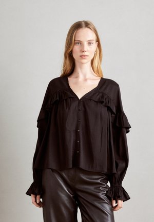 Lindex BLOUSE EMMY - Blúzka - black