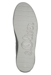 White rubber shoe sole with a wavy texture and embossed "s.Oliver" logo. Size 37 indicated on the side.
