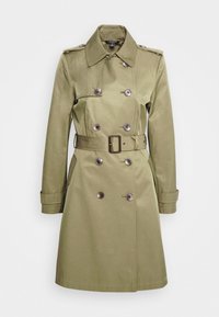 LINED COAT - Gabardina - olive