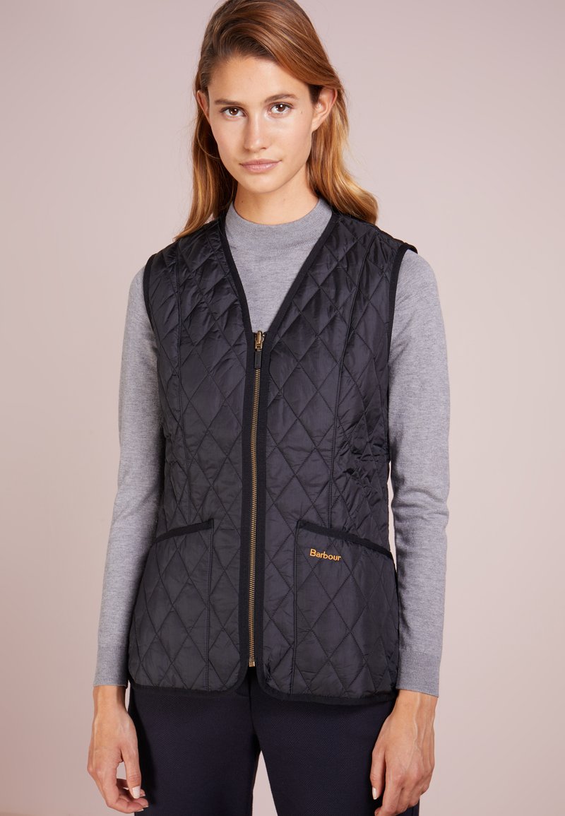 Barbour BETTY INTERACTIVE LINER Veste sans manches black/noir ZALANDO.BE