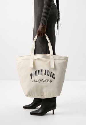 Tommy Jeans HOT SUMMER TOTE - Shopping bag - natural