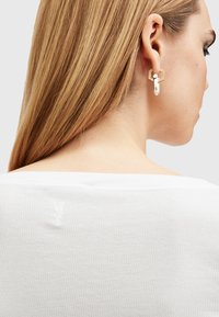 AllSaints RINA SCOOP NECK - Maglietta a manica lunga - white