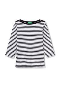 STRIPED 3/4 SLEEVE - Longsleeve - black