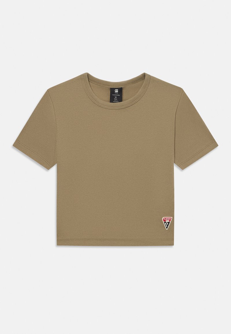 G-Star T-shirt basic groen G-Star T-shirt basic groen