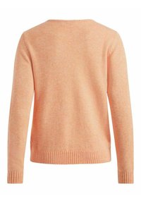 VILA VIRIL V-NECK NOOS - Jumper - tangerine