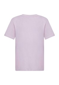Lilac short-sleeve t-shirt made from soft cotton. Features a crew neck and a simple design without graphics or embellishments.
