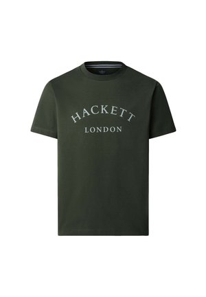 Hackett London T-shirt print - duck green
