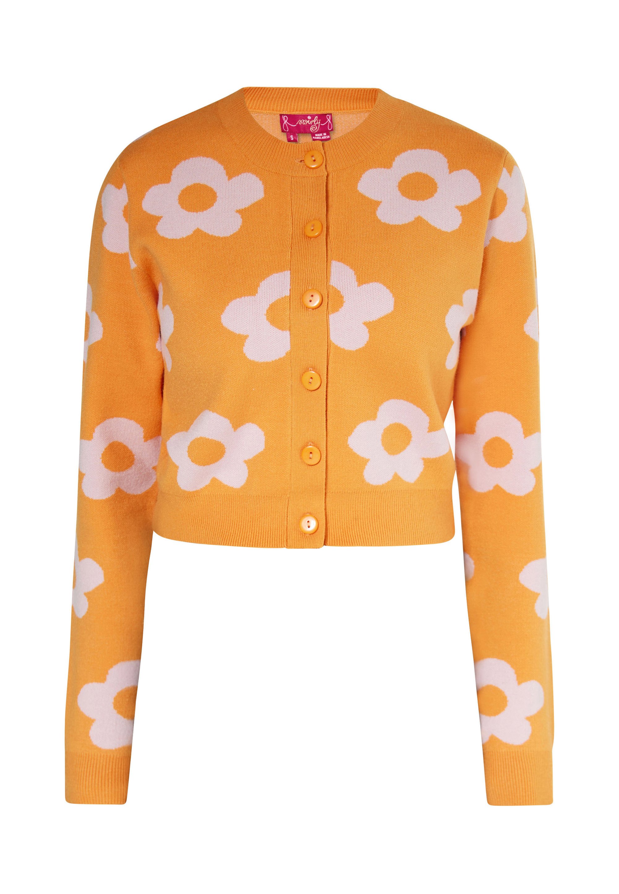 myMo CO-BRANDED WITH SWIRLY Cardigan orange Zalando