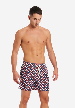 Gassa d’Amante ORTIGIA - Shorts da mare - rosso stampa grafica