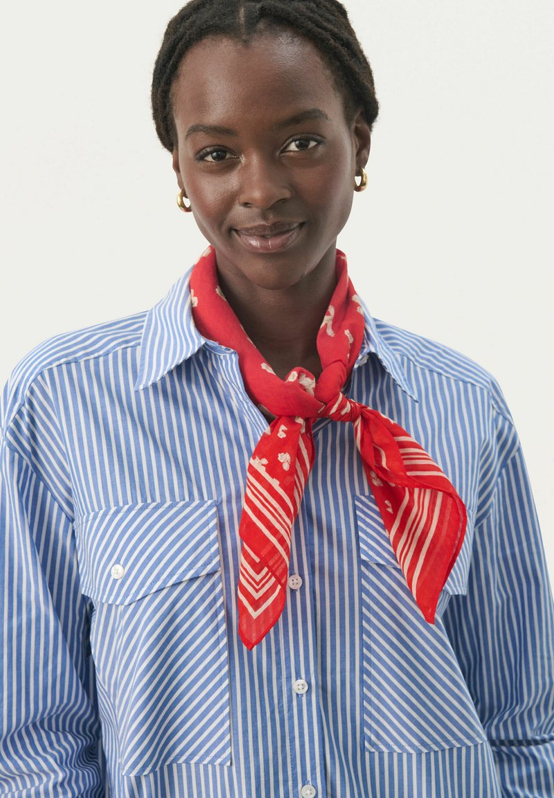 Part Two PHI SC - Sjal / Tørklæder - red mars blurred flower