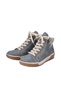 Rieker Bottines à lacets - jeans/schwarz-kiesel