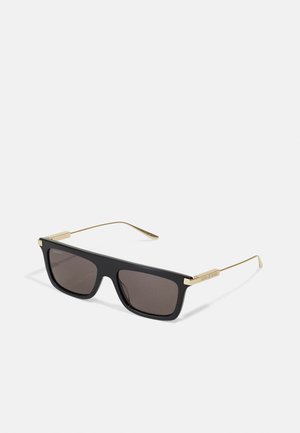 RECTANGULAR/SQUARED UNISEX - Occhiali da sole - black/gold-coloured/grey