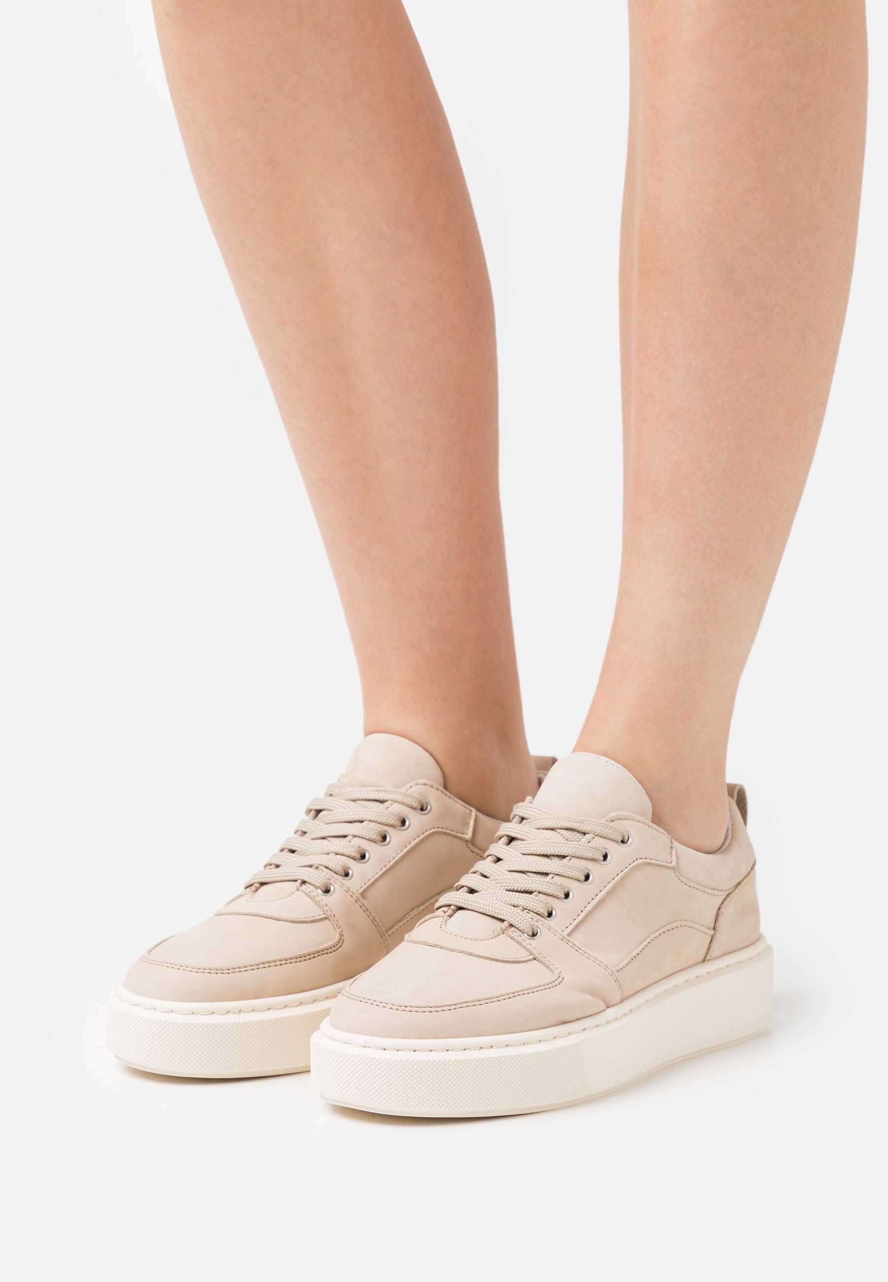 Anna Field LEATHER - Sneakers basse - taupe/grigio talpa - Zalando.it