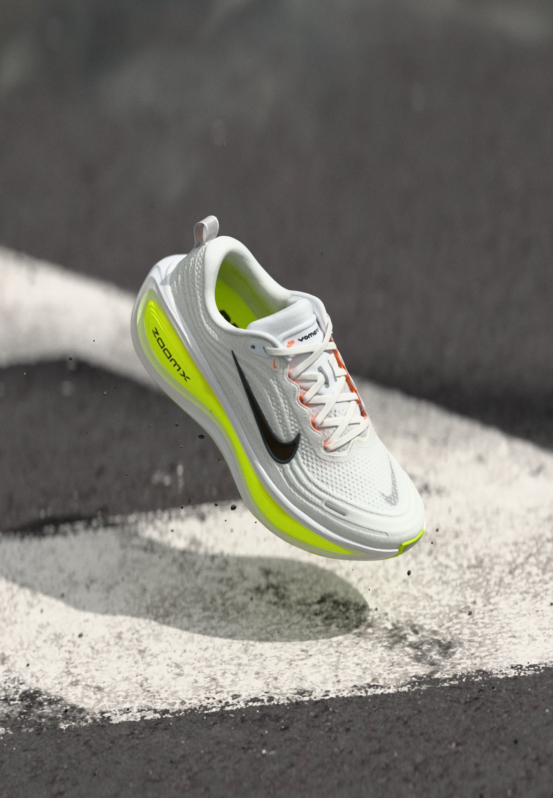 Nike Men\'s light gray  Athletic Shoes with Neon Yellow Swoosh Book 1  main image 3