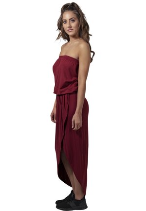 Urban Classics, BANDEAU - Maxi šaty - burgundy