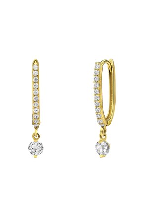 STALEN PLATED ZIRKONIA - Oorbellen - gold-coloured
