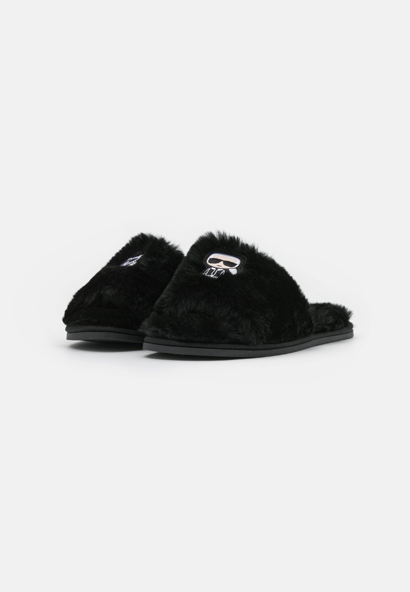Damen Sneaker | KARL LAGERFELD SALOTTO IKONIC TWIN SLIP Hausschuh black/schwarz - VH88190 Damen Sneaker | KARL LAGERFELD SALOTTO IKONIC TWIN SLIP Hausschuh black/schwarz - VH88190