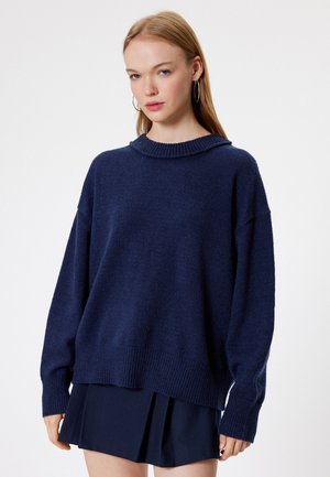 Neule - dark blue